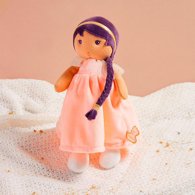 Текстильная кукла Kaloo "Iris", персиковая, серия "Tendresse de Kaloo", 25 см